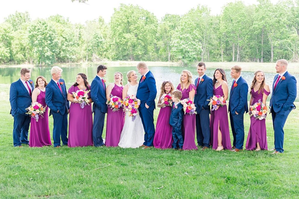 Bridal Party Portraits in Southern Ohio