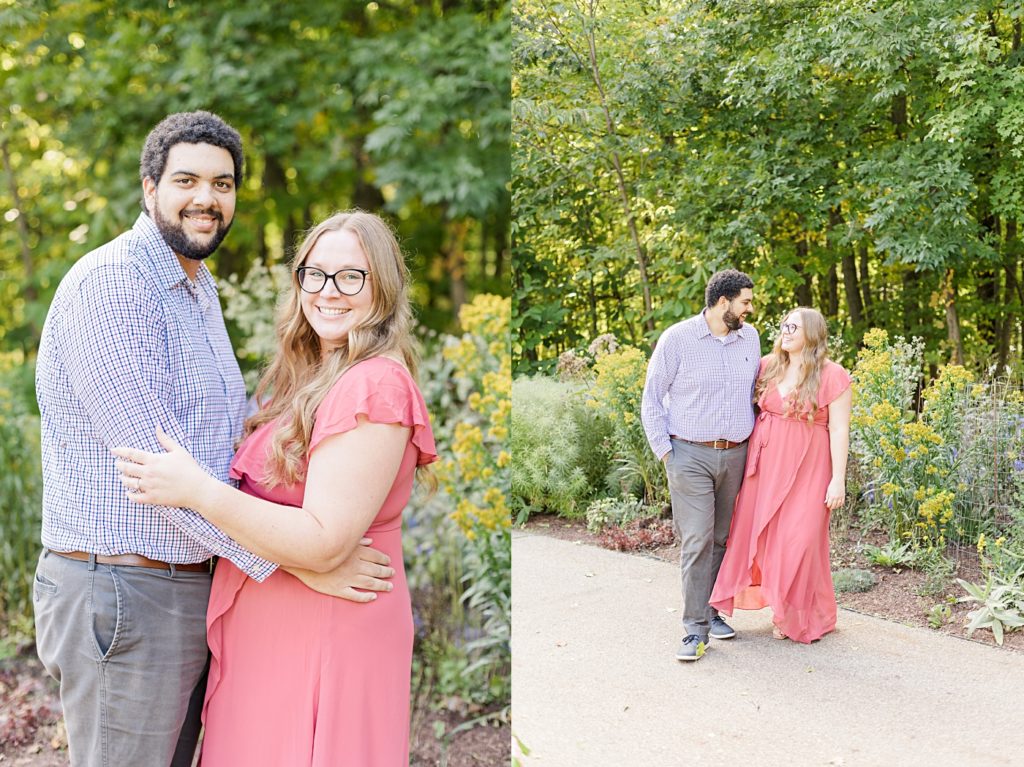 Engagement portraits at Innis Woods