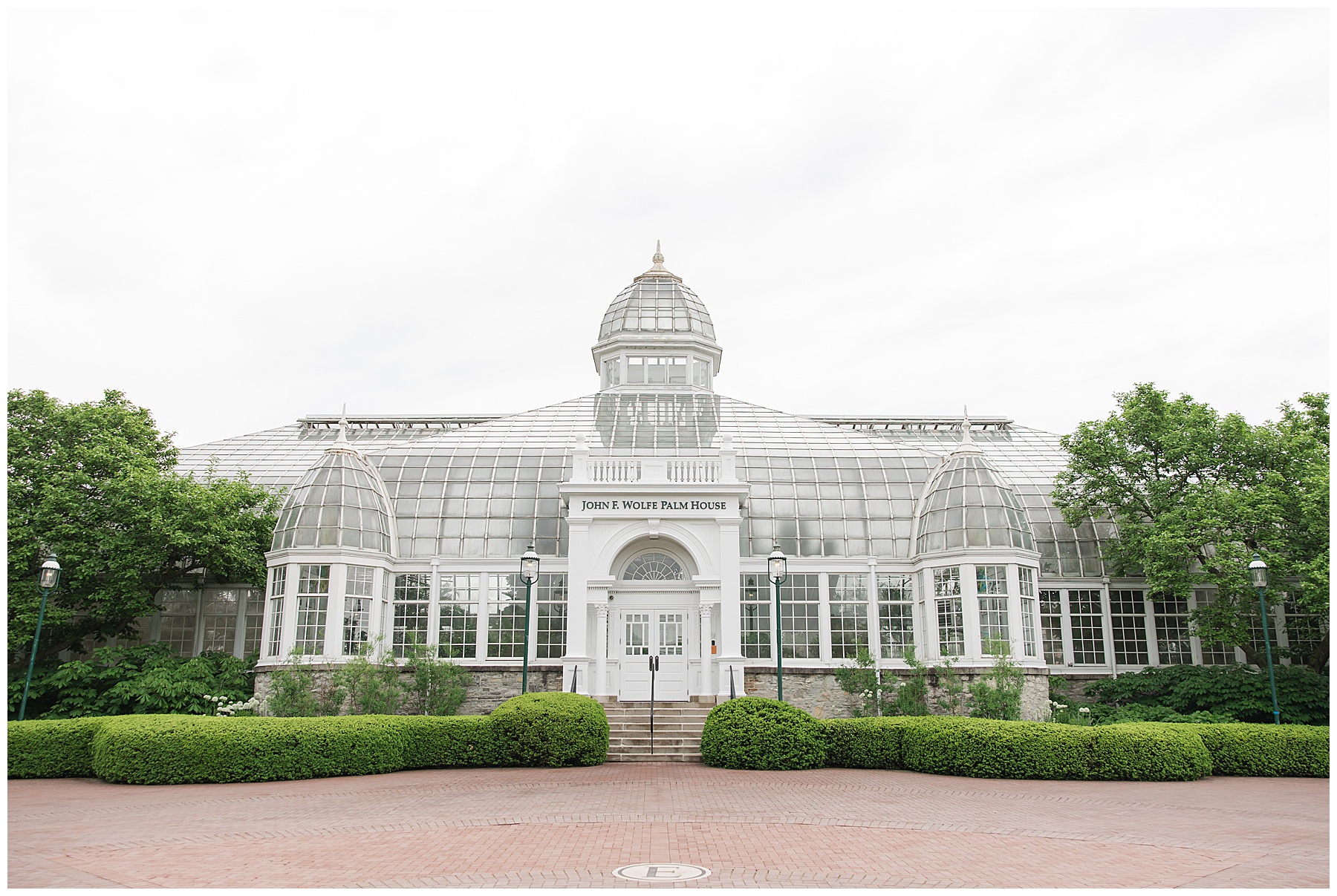 Franklin Park Conservatory Palm House, photo taken by Columbus wedding photographer, Amanda Lauren Collective